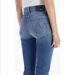 Mother Rider Skimp High Waste Straight Leg